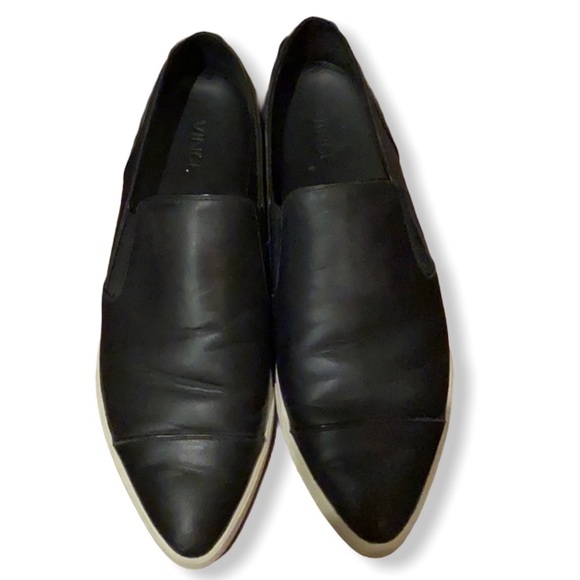Vince Shoes - Vince Black Leather flats